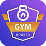 hooked gym android application logo